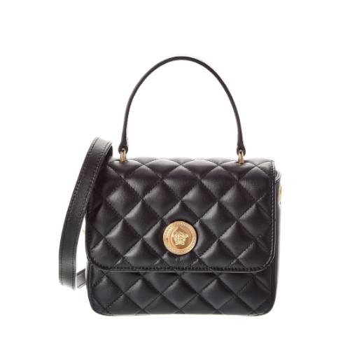 Sac à bandoulière en cuir matelassé – Versace