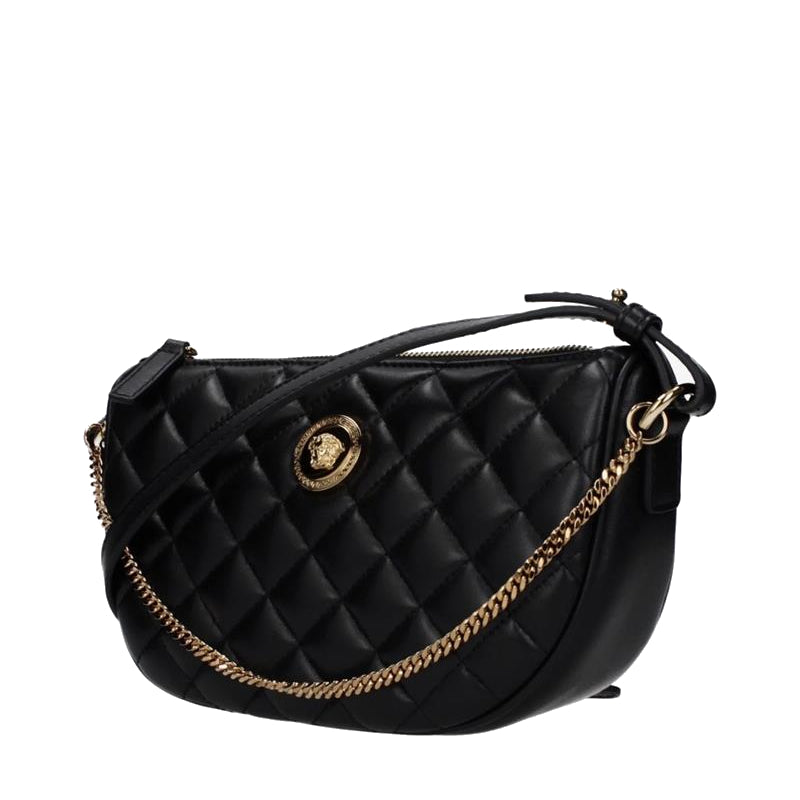 Sac à bandoulière en cuir matelassé – Versace