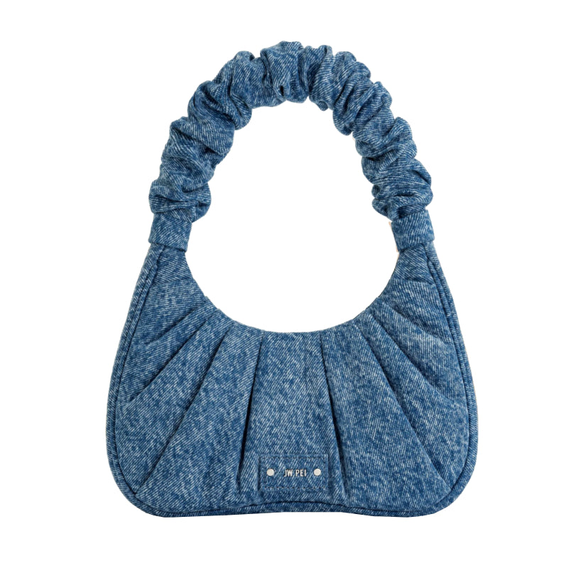 Sac à main Hobo en Denim Froncé Gabbi – JW PEI