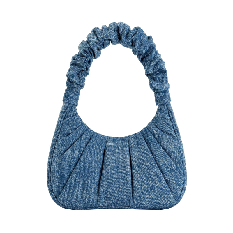 Sac à main Hobo en Denim Froncé Gabbi – JW PEI