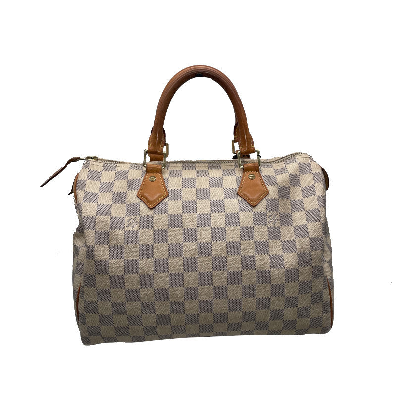 Sac à main Louis Vuitton Speedy 30 Damier Azur