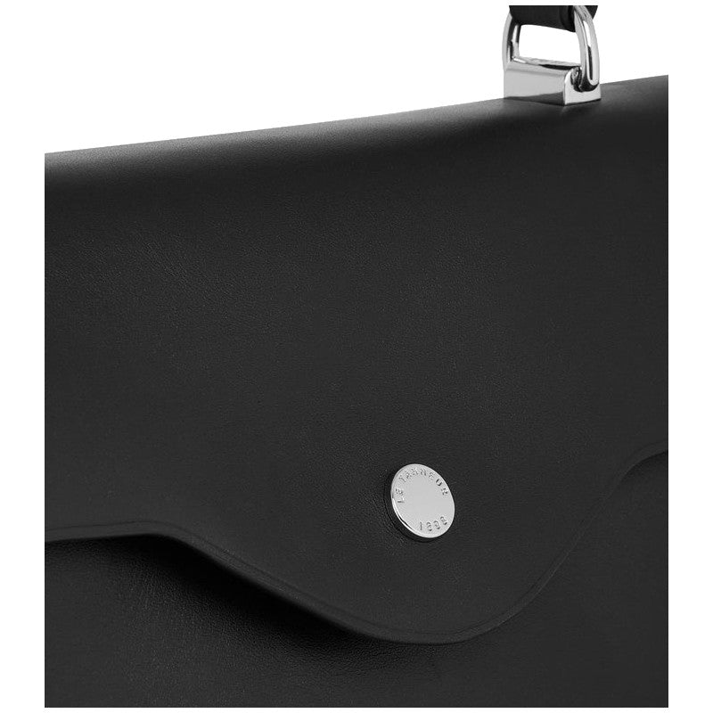 Sac à main moyen modèle en cuir lisse Le Tanneur