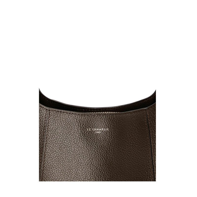 Sac porté épaule Juliette MM en cuir grainé - Le Tanneur