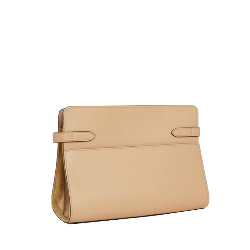 Sac porté épaule grand modèle en cuir lisse et nubuck Le Tanneur