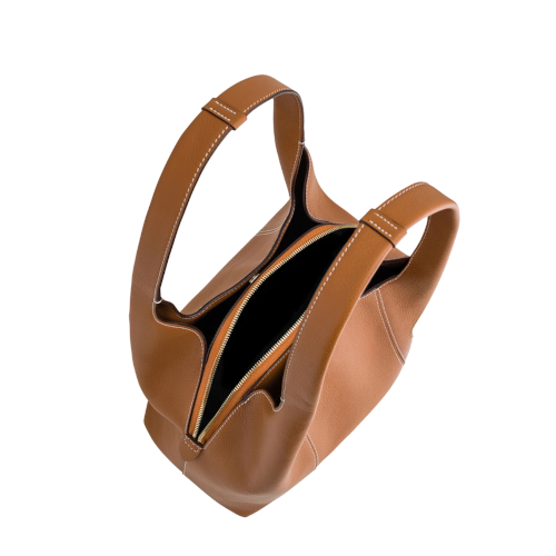 Sac porté épaule Juliette MM en cuir grainé  Le Tanneur