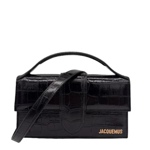Handbag with adjustable shoulder strap the large Bambino croco – Jacquemus 