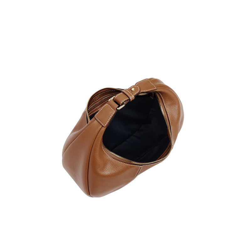 Petit sac hobo Juliette en cuir grainé Le Tanneur