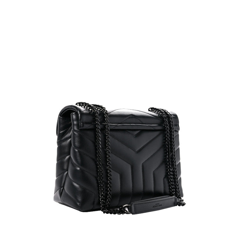 Sac Loulou small Noir Saint Laurent
