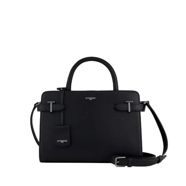 Sac à main moyen modèle Emilie en cuir grainé Le Tanneur