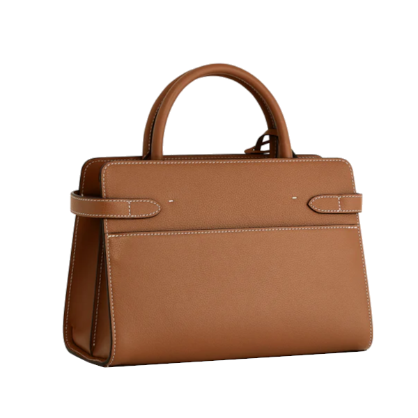 Sac à main moyen modèle Emilie en cuir grainé Le Tanneur