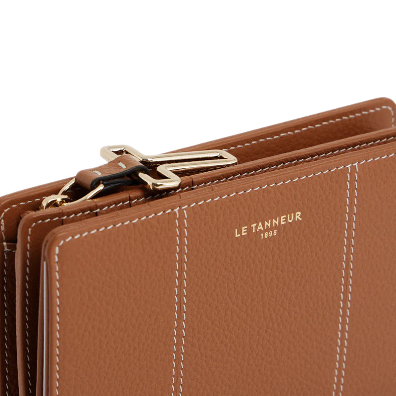 Portefeuille moyen forma en cuir grainé Juliette Le Tanneur