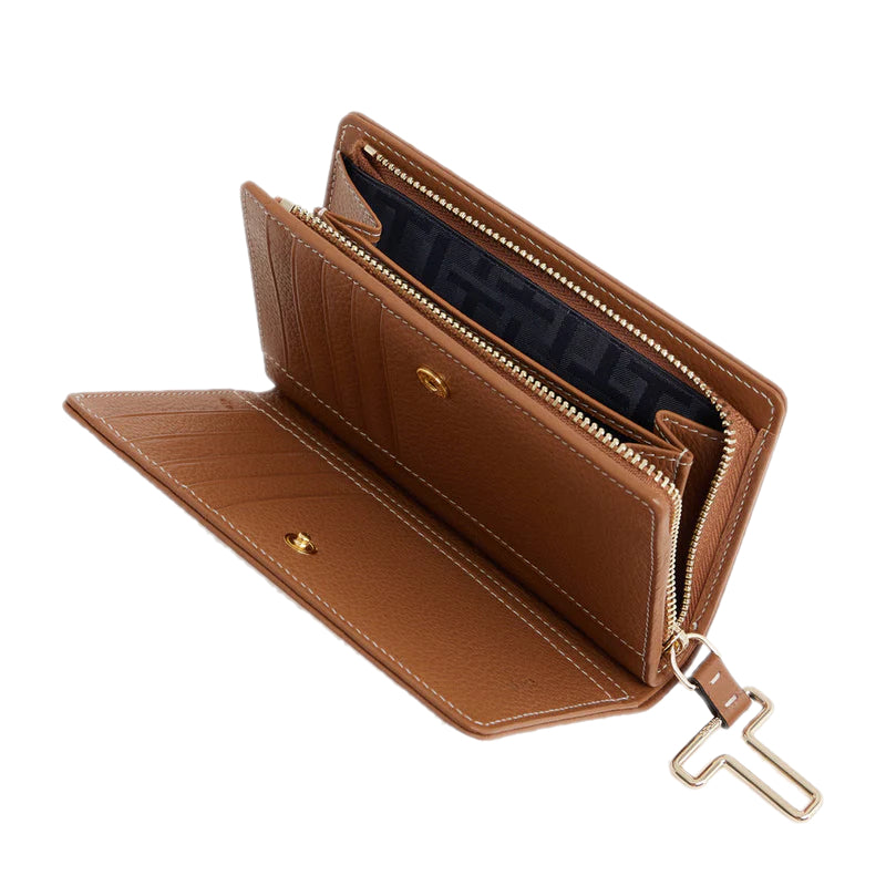 Portefeuille moyen forma en cuir grainé Juliette Le Tanneur