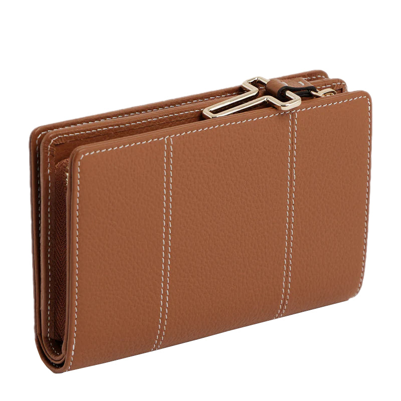 Portefeuille moyen forma en cuir grainé Juliette Le Tanneur